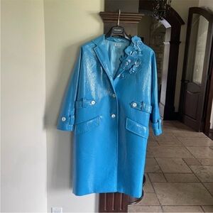 Miu Miu Blue Women's Coat